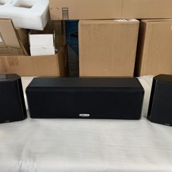 Polk Audio Center CS10 and Surround RM3300 Speakers