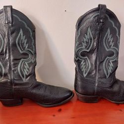 Tony Lama(Style H752)Leather Boots,Men's, (Size 8 1/2)