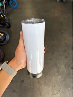 20 oz Buletooth Sublimation Printed Speaker Tumbler Straight Skinny Double Wall With Lid