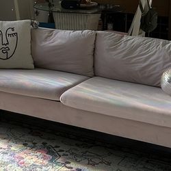 Pink Velvet Couch