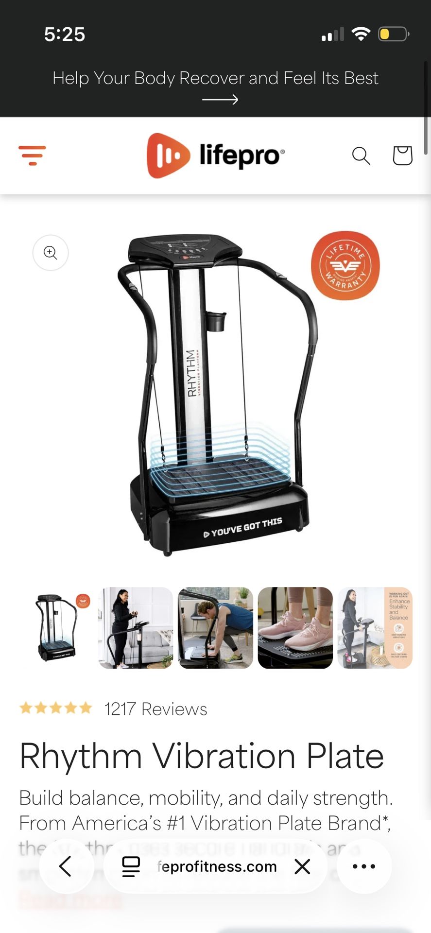 Rhythm Vibration Plate