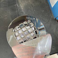 shower drain chrome new 
