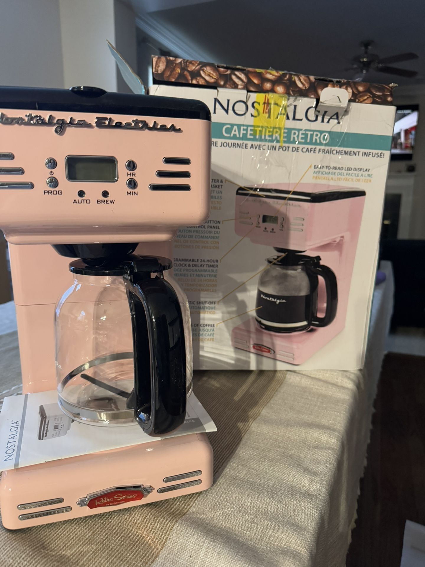 Nostalgia Retro 12 cup coffee maker