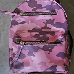 Pink Camo Backpack $5