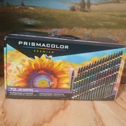 Prismacolor 72 Art Markers Duel Ended Chisel /fine