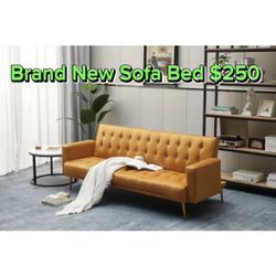 Futon Sofa Bed Couch Folds Down Into A Bed 🛏️ Brand New In Box 📦 