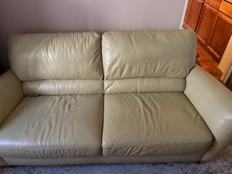 Leather couch