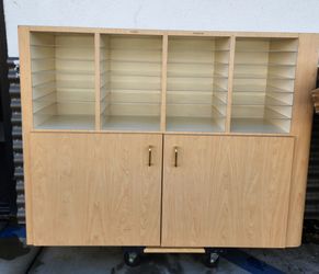 FILING CABINET LETTER TRAY (WOOD)