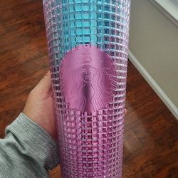 Blue/ Pink Studded Ombre