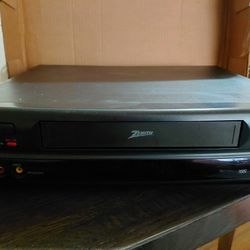 VHS Player With Tapes