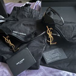 Authentic Ysl Shoes & Bag 