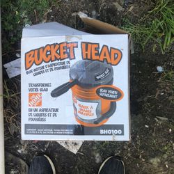 BUCKET HEAD VACUUM CLEANER WET AND DRY CLEANER