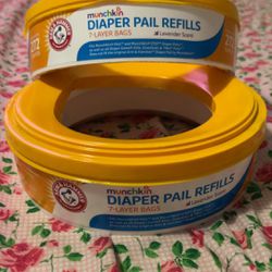 Munchkin Diaper Pail Refills 7-Layer Bags 