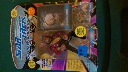 Star Trek action figure. Lieutenant worf