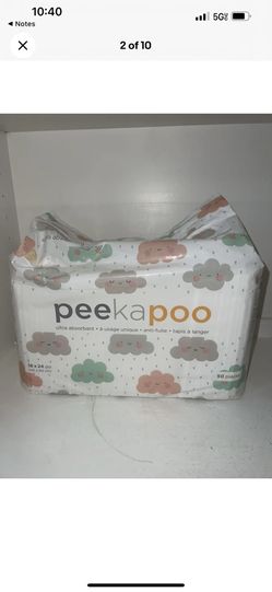 Peekapoo - Disposable Changing Pad Liners (50 Pack) Super Soft, Ultra Absorbent