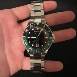 Tissot Seastar 40mm Green With Oyster Band