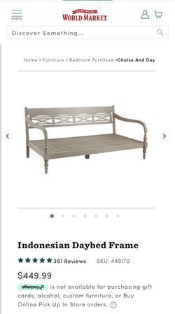 World market day bed