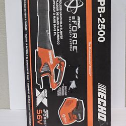 Echo eFORCE 56V 151 MPH 526 CFM Cordless Battery Powered Handheld Leaf Blower with 2.5Ah Battery and Charger

Brand New Tool Cash Or Zelle 