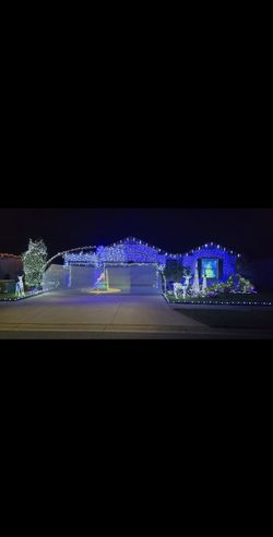 Christmas Lights (Cool White & Blue)