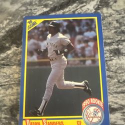 Deion Sander Rookie Card 1990 SCORE baseball Card