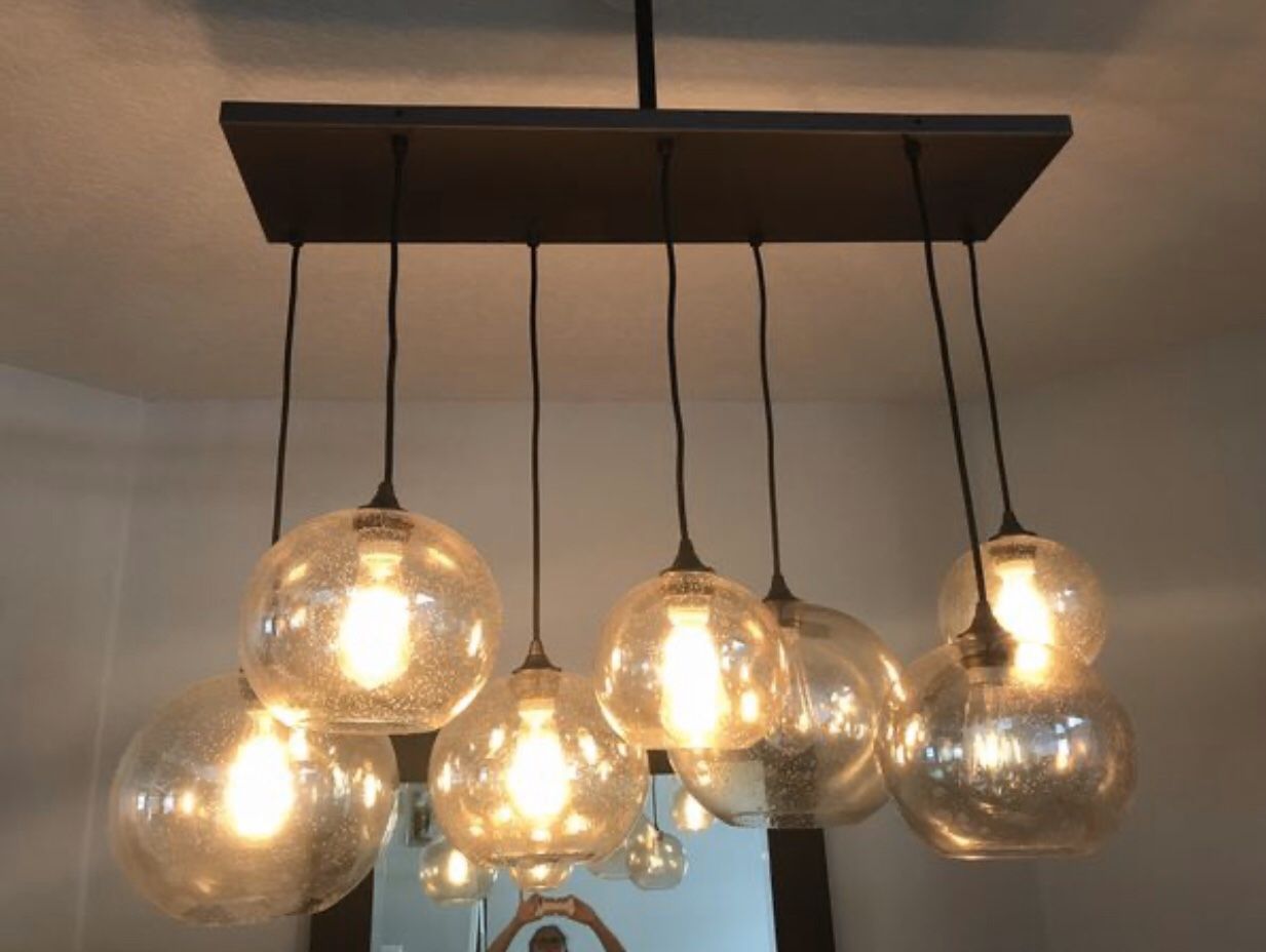 West Elm Multi Light Chandelier