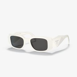White Prada Sunglasses 