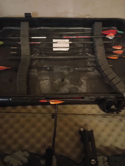 Trading my hunting bow and arrows and with the hard case and mountain bike