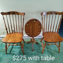 2 Chairs W/ Adjustable Table