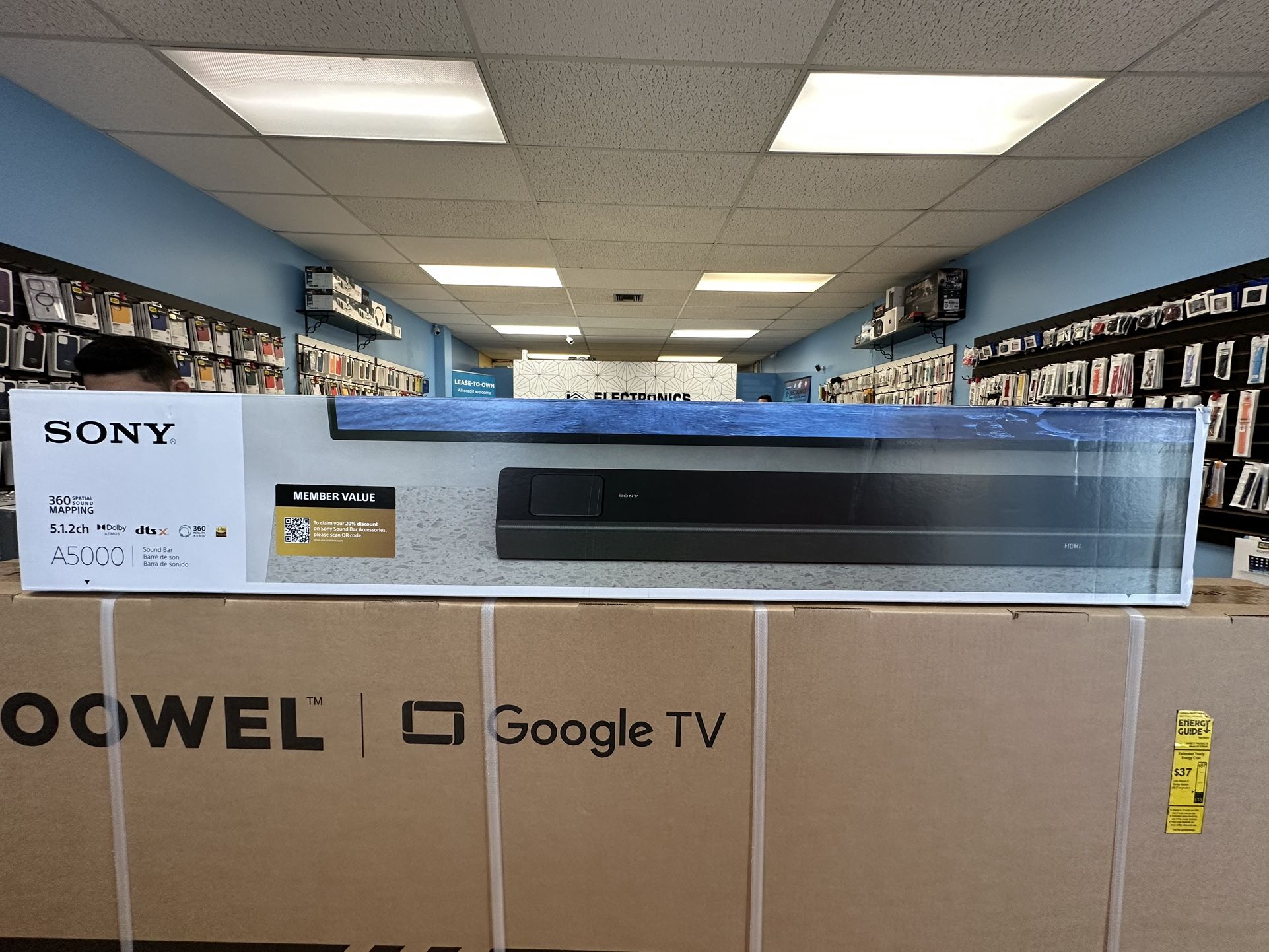 Sony A5000 5.1.2ch Dolby Atmos Sound Bar Open Box