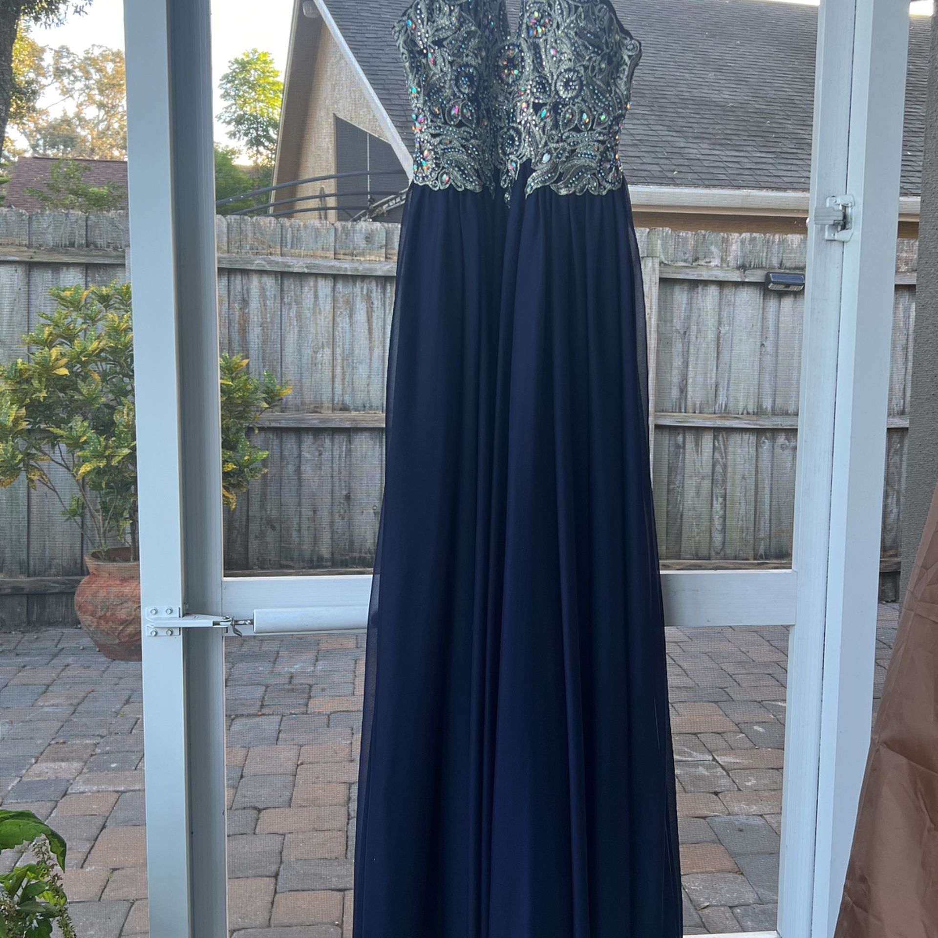 Nice blue Prom or Home Coming Dress Size 5