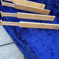 kitchen  cabinet organizer  wooden  shelf, each $5