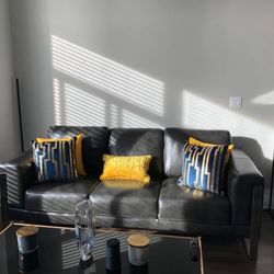 Amiens Top Grain Leather Sofa 