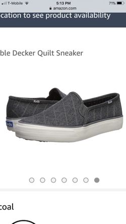 KEDS WOMENS DOUBLE DECKER QUILTED SHOES Size 9 1/2