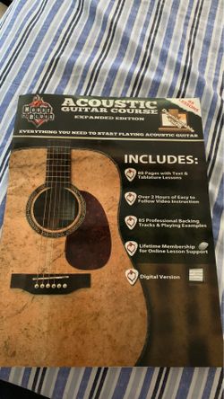 Acoustic guitar booklet