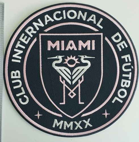 Inter MIAMI 6.5" PATCH Iron-On Club Futbol Soccer Messi Embroidered