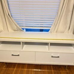 Entertainment System, Shelves, Table