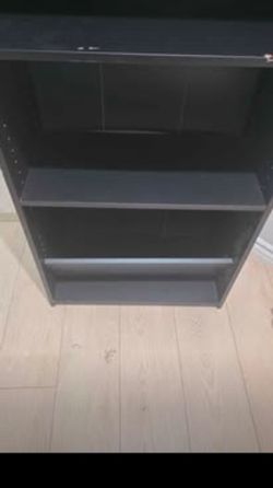 Black 5-Shelf Bookcase