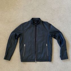 Theory men’s leather jacket size M
