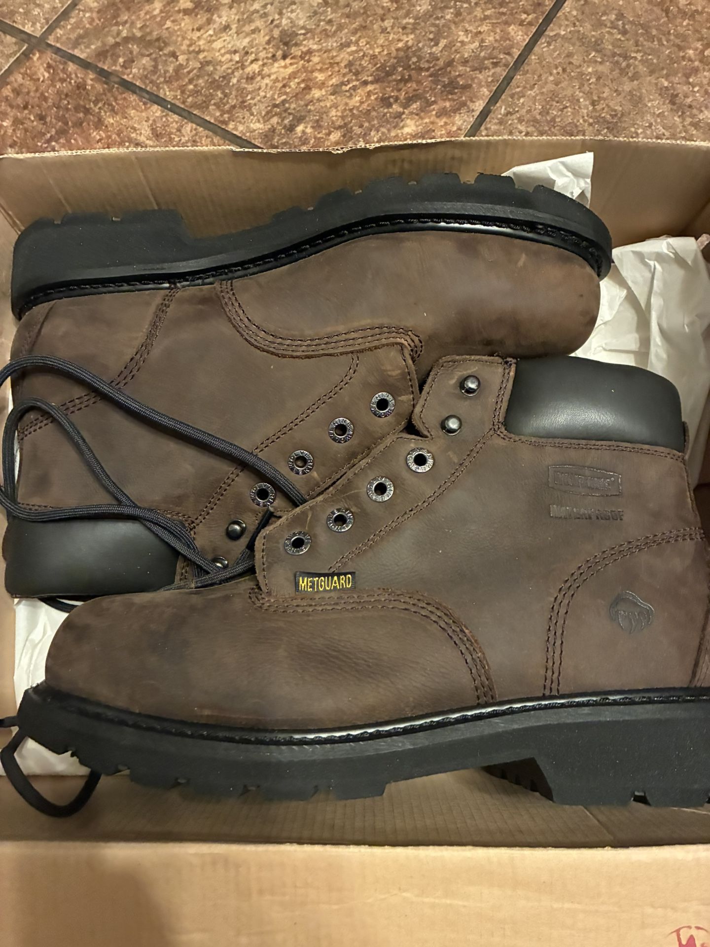 Steel Toe Work Boots 🥾