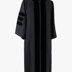 Clerkmans Phd Graduation Classic Doctoral Unisex Gown, New Size Xl