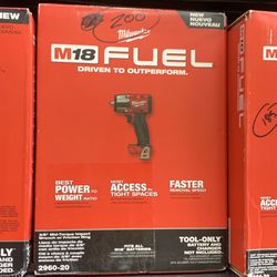 Milwaukee New 1/2” Mid Impact Wrench Fuel