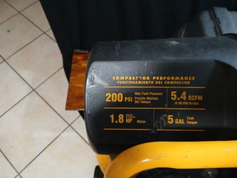 DeWalt 15gal compressor