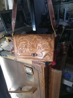 Vintage Mexican Leather Purse