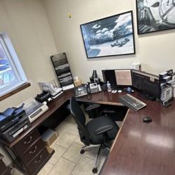 Office Desk Cabinet Chairs 