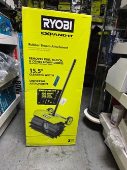 Ryobi 40v ,18v or gasoline Expand-It Rubber Broom Attachment
