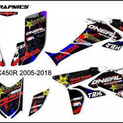 Honda Trx450r Graphic Kit 