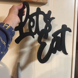 “let’s Eat” Kitchen Wall Decor