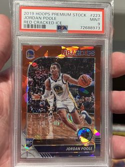 Jordan Poole Red Cracked Ice PSA 9