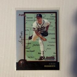 1998 Bowman Chrome - Greg Maddux #16 International NM