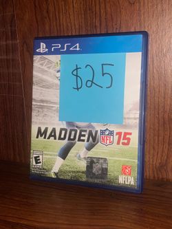 Madden NFL 15 PlayStation 4 & 5 Video game ps5 ps4
